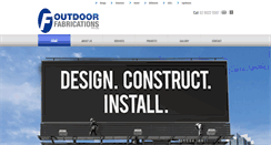 Desktop Screenshot of outdoorfabrications.com.au